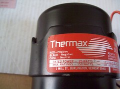 Vintage Thermax TC 25G DC Generator Off Grid Power 25 – 150 Watts NOS