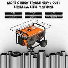 Premium 100% Waterproof Generator Cover with Heavy-Duty Bracket – 38x28x27 Size