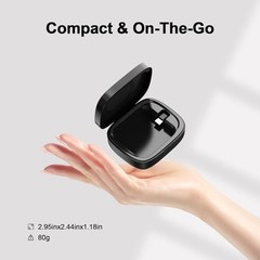 Wireless Charging Case for Oura Ring Gen 4 & 3 Charger, 1000mAh Portable