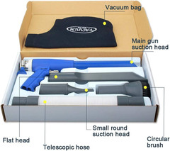 Air Powered 2 in 1 Function Air Vacuum Kit – Blow Gun & Suction Vacuum Pneumatic
