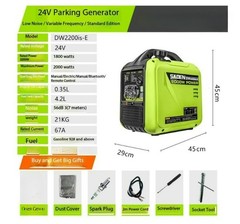 24V Parking Air Conditioner with Electric Motor Quiet Operation Remote Control