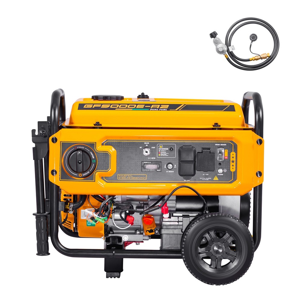 Uimoso Dual Fuel Generator with Gas & LPG Power Options, 4650W Peak Output