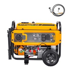 Uimoso Dual Fuel Generator with Gas & LPG Power Options, 4650W Peak Output