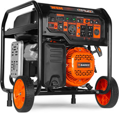 WEN DF8000X 8000-Watt Dual Fuel Electric Start Generator with CO Watchdog