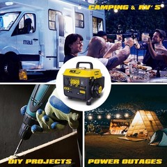 Gas Powered Generator, 1,200W Small Portable Generator for Home Ultralight