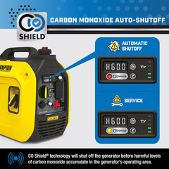 Champion Power Equipment 2500-Watt Ultralight Portable Inverter Generator with Q
