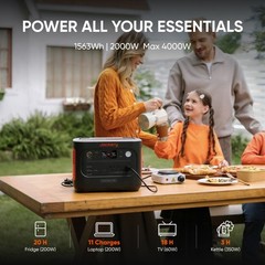99% Excellent Refurbished Jackery Explorer 1500v2 Portable Power Station 1534Wh