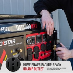 13,000W 500Cc Tri Fuel Portable Generator – Remote Electric Start, Whole Home