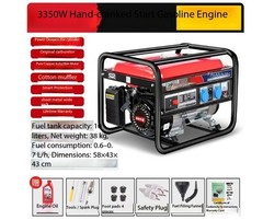 Multi-Fuel Generator Gasoline/LPG Inverter 220V Home Use Outdoor Compact