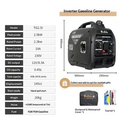Silent Variable-frequency Gasoline Generator with 220V Outdoor Power Supply