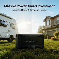 BLUETTI Apex 300 Power Station & B500K Expansion Battery 7884.8Wh for Backup/RV