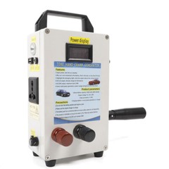 Household Hand Crank Generator Portable Power Supply Emergency Charger 110V 150W