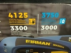 Firman WH03344 Generator
