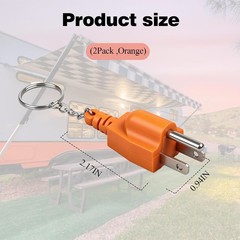 Portable Generator Grounding Plug – Neutral Ground Bonding Plug Adapter (NEMA 5-