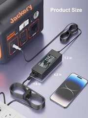 Jackery Portable Power Station Adapter Charger 24V 90W AC