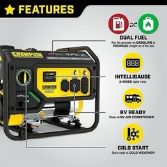 Champion Power Equipment 4,375/3,500-Watt Dual-Fuel Portable Generator