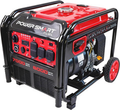 7000-Watt Open Frame Inverter Generator 120V/240V Dual Voltage Clean Power