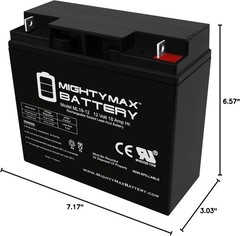 Compact 12V 18AH SLA Battery – Maintenance Free & Shock Resistant Power Source
