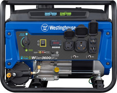 4650 Peak Watt Dual Fuel Portable Generator, RV Ready 30A Outlet, Gas & Propane