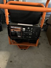 Generac GP15000E Portable Generator 15000W 22500W Peak Tri-Fuel