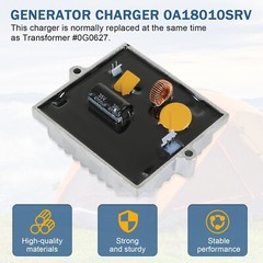 Engine Battery Charger Assembly for Generac Generator 0A18010SRV 0A1801 12V