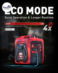 4500W Portable Inverter Generator for Home Use, Super Quiet Small Generator for