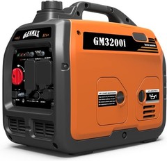 GENMAX 3,200-W Quiet Portable RV Ready Gas Powered Inverter Generator, CO Sensor