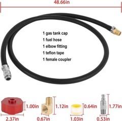 HND1.2CS Single Fuel System Clam Kits Fit for Honda EU1000i & EU2000i Generator