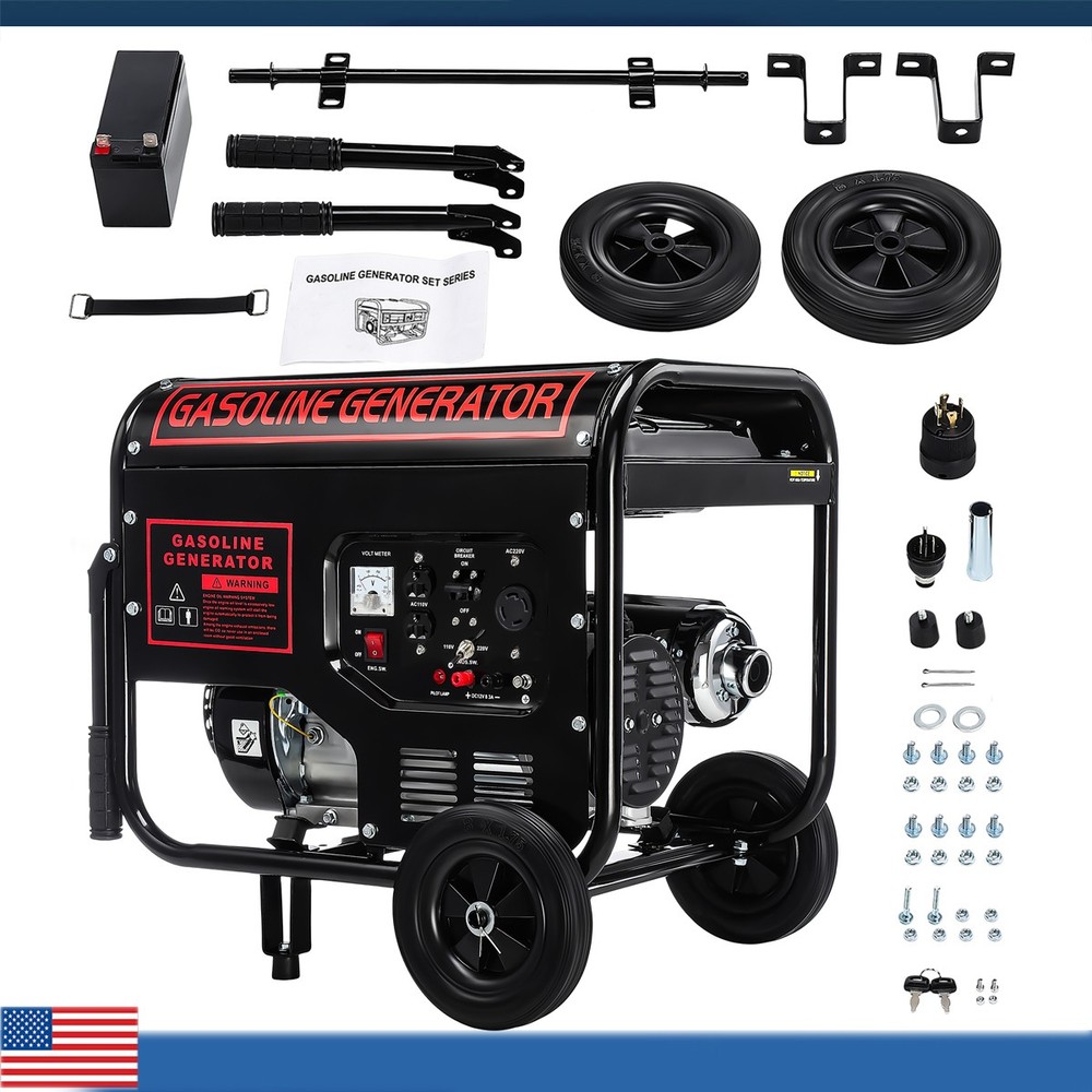 3KW Portable Quiet Inverter Generator Gas Powered for Home Backup Construction R