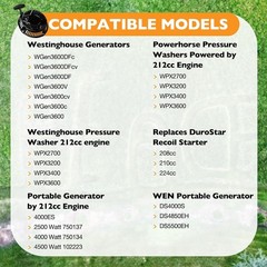 Durable Recoil Starter for WGen3600DF – Easy Install & Optimal Performance