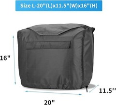 For Honda Eu2000i Eu2200i 420D Oxford Generator Cover with Storage Pocket