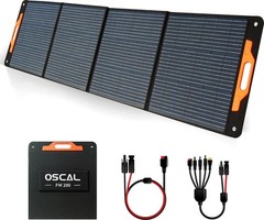 Blackview OSCAL PowerMax 3600W Portable Power Station 3600Wh 4x 200W Solar Panel