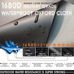 Premium 100% Waterproof Generator Cover with Heavy-Duty Bracket – 38x28x27 Size^