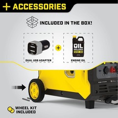 Champion 3,500-W Super Quiet Portable Gas Powered Inverter Generator, CO Sensor