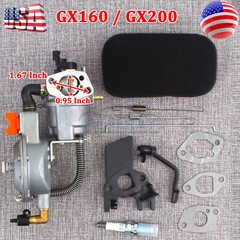 Dual Fuel Carburetor LPG NG Conversion Kit for Honda GX160 168F GX200 170F