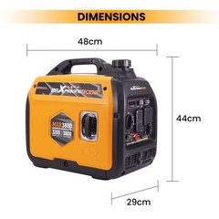 MXR3800 Gasoline Inverter Generator 3.8KW Portable 21kg for Camping RV