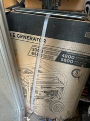 Westinghouse WGen5300DFV generator portable dual fuel