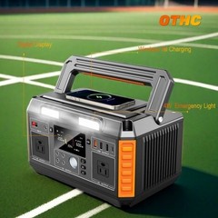 portable power station 600W output (peak to 1000W) with 100W solar panel BMS