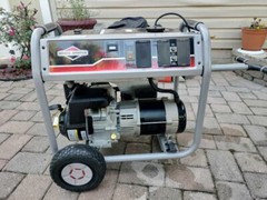 briggs and stratton generator 6000 watts with 7500 starting watts. 1 hr usage.