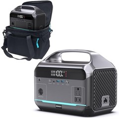 Portable Power Station, 288Wh LiFePO4 Battery, 350W (600W Peak) Dark Grey