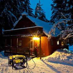 Portable Gas Generator 4350W, 3600W Rated, 30A Outlet, CARB Legal, Aceup Energy