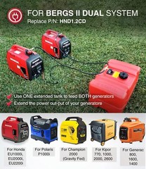 HND1.2CD Generator Fuel Extended Kit For Honda EU2000/1000/2200, Polaris P1000i