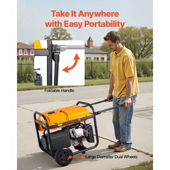 Uimoso Portable Dual Fuel Generator 13500W Gasoline & 12000W LPG Peak Power