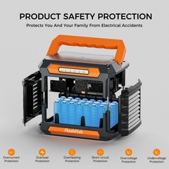 300W Portable Power Station Outdoor Battery Generator for Camping Emergency