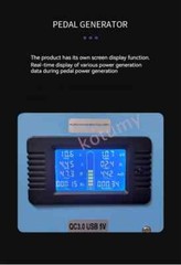 Portable Pedal Generator 5V/12V/48V Mobile Phone Charging Treasure High Power