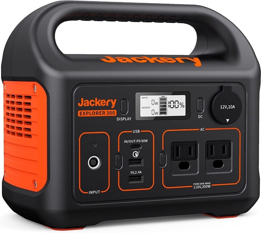 Portable Power Station Explorer 300 293Wh Backup Battery Solar Generator for RV