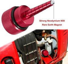 Fit for Honda Generator EU2200i Red Aluminum Magnetic Oil Dipstick