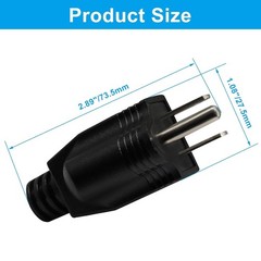 Portable Generator Neutral Ground Bonding Plug 2-Pack – Safety for RVs & Camping