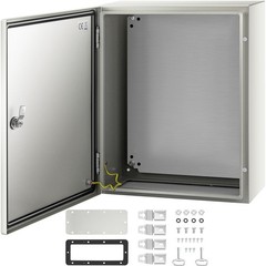 NEMA Steel Case, 20x16x8” NEMA 4X Metal Electric Enclosure, IP66 Water & Dust