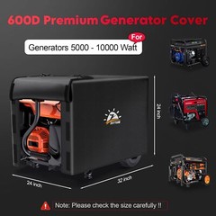 Generator Covers While Running, 32″L x 24″W x 24″H Heavy Duty Waterproof Generat